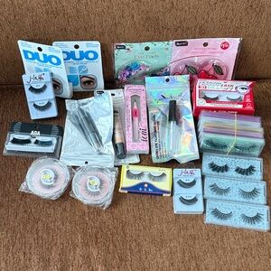 Various brand Eyelashes & eye products goodie bag